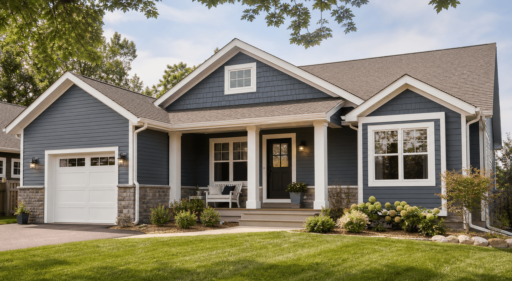 Attractive South Metro home exterior with clean curb appeal and landscaping